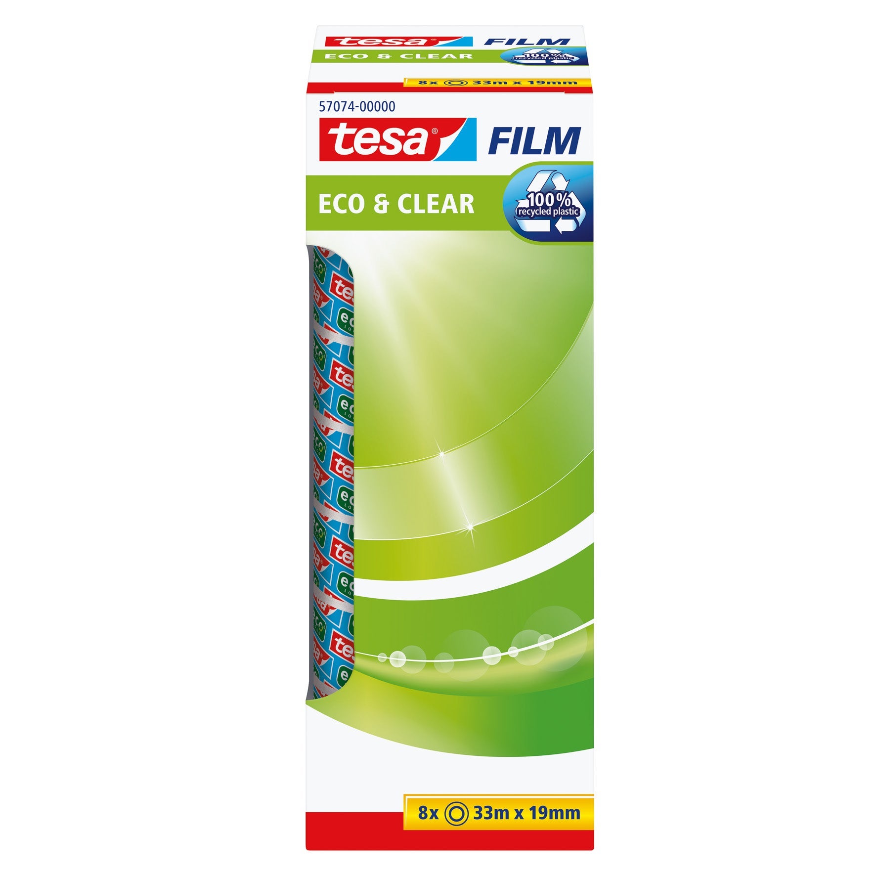 [2346502] Tejp Tesa Eco & Clear 19mmx33m 8/fp