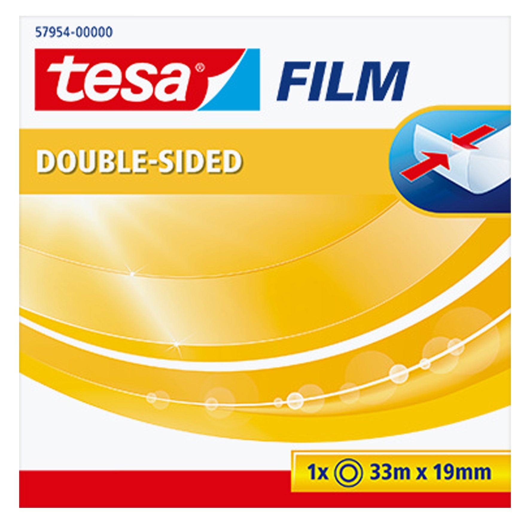 [2346846] Dubbelhäftande tejp 19mmx33m Tesa