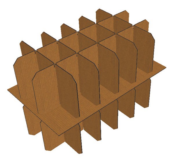 [8563112] Glasinrede till flyttlåda 560x330x406mm