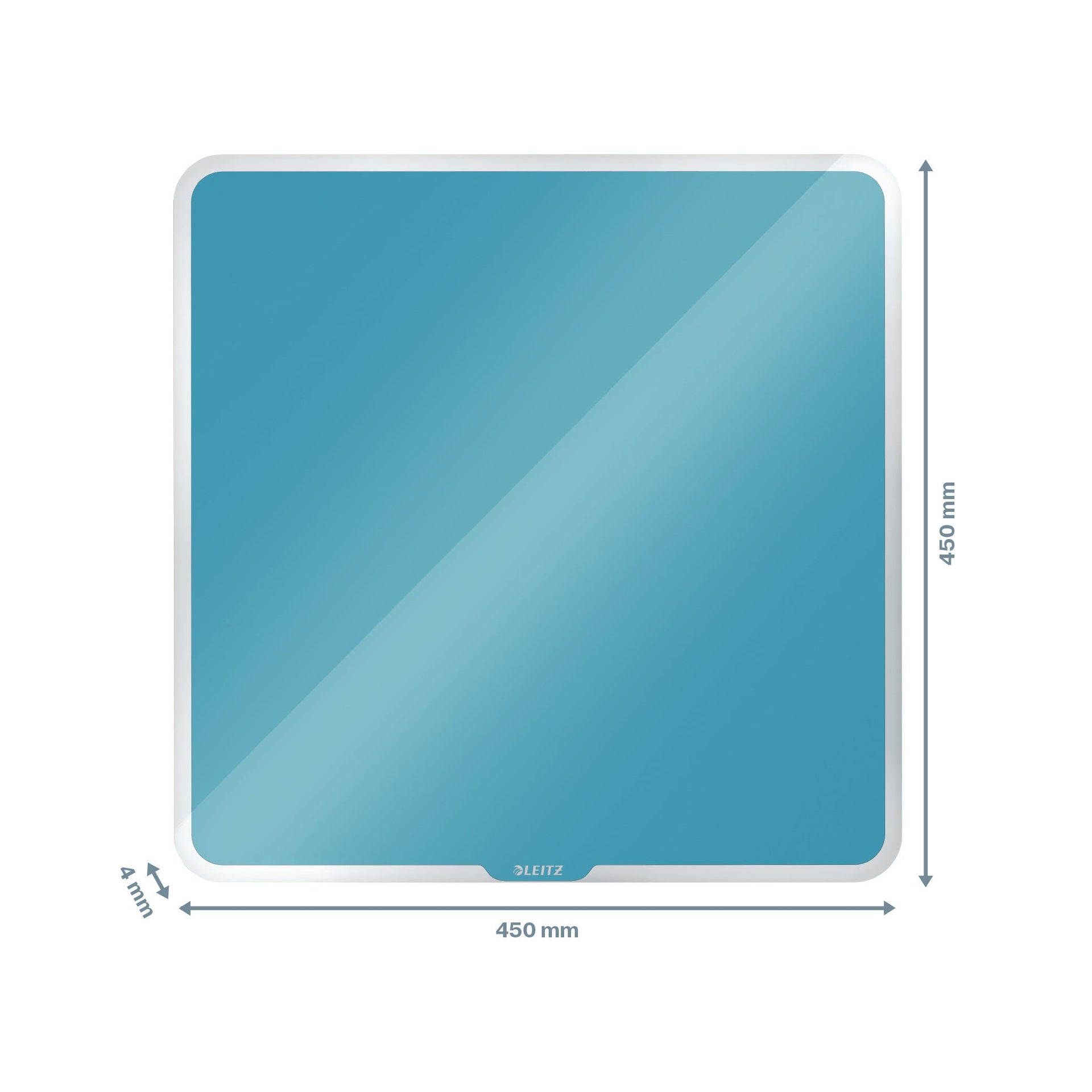 [8562530] Glastavla magnetiskt Cosy 450 x 450 mm Blå