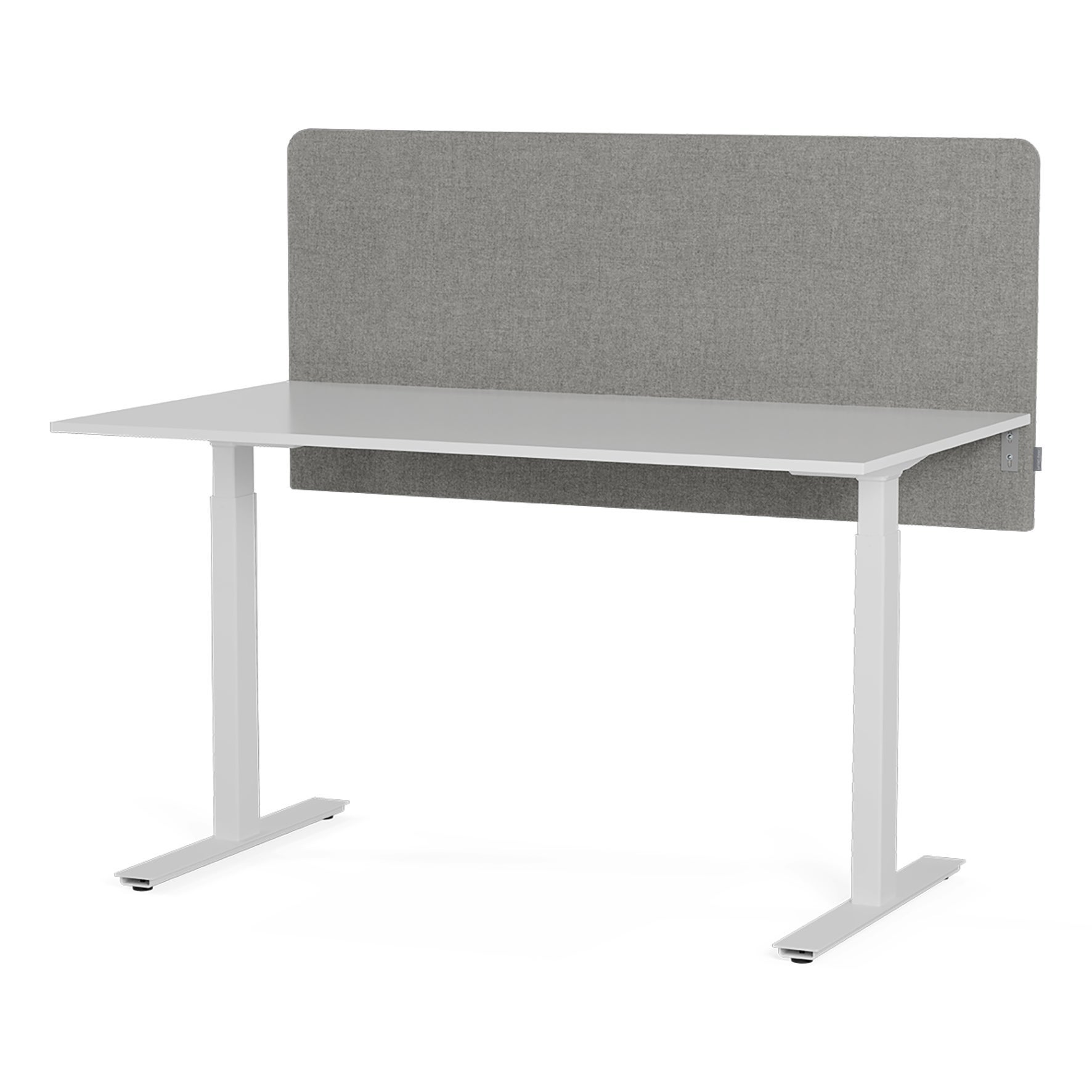 [8560897] Bordsskärm Selma 2000 x 650 mm Grå