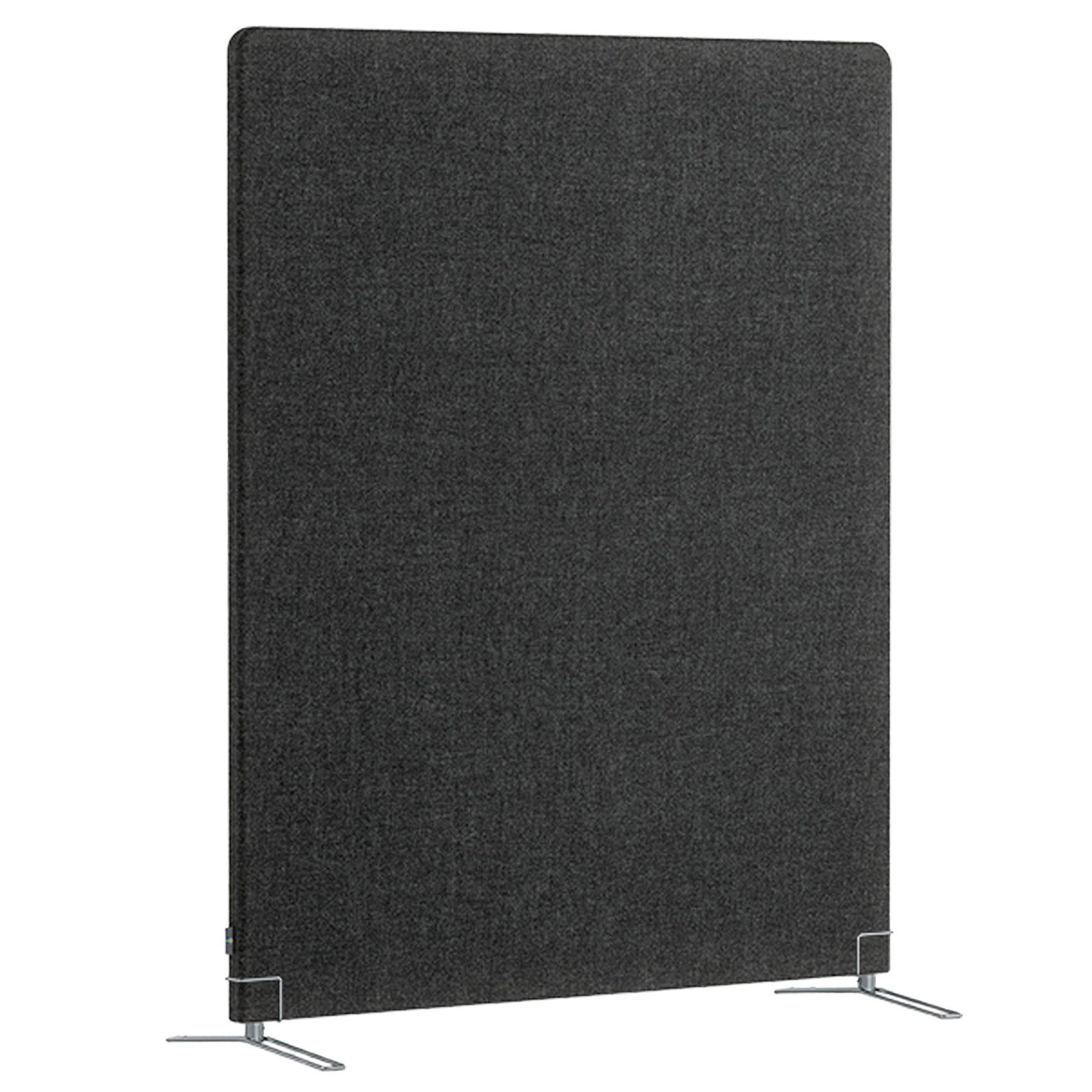 [8560908] Golvskärm Selma 1200 x 1500 mm Svart