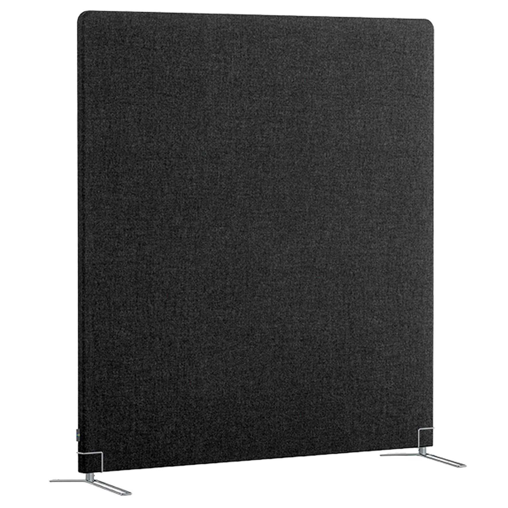 [8560912] Golvskärm Selma 1400 x 1500 mm Svart