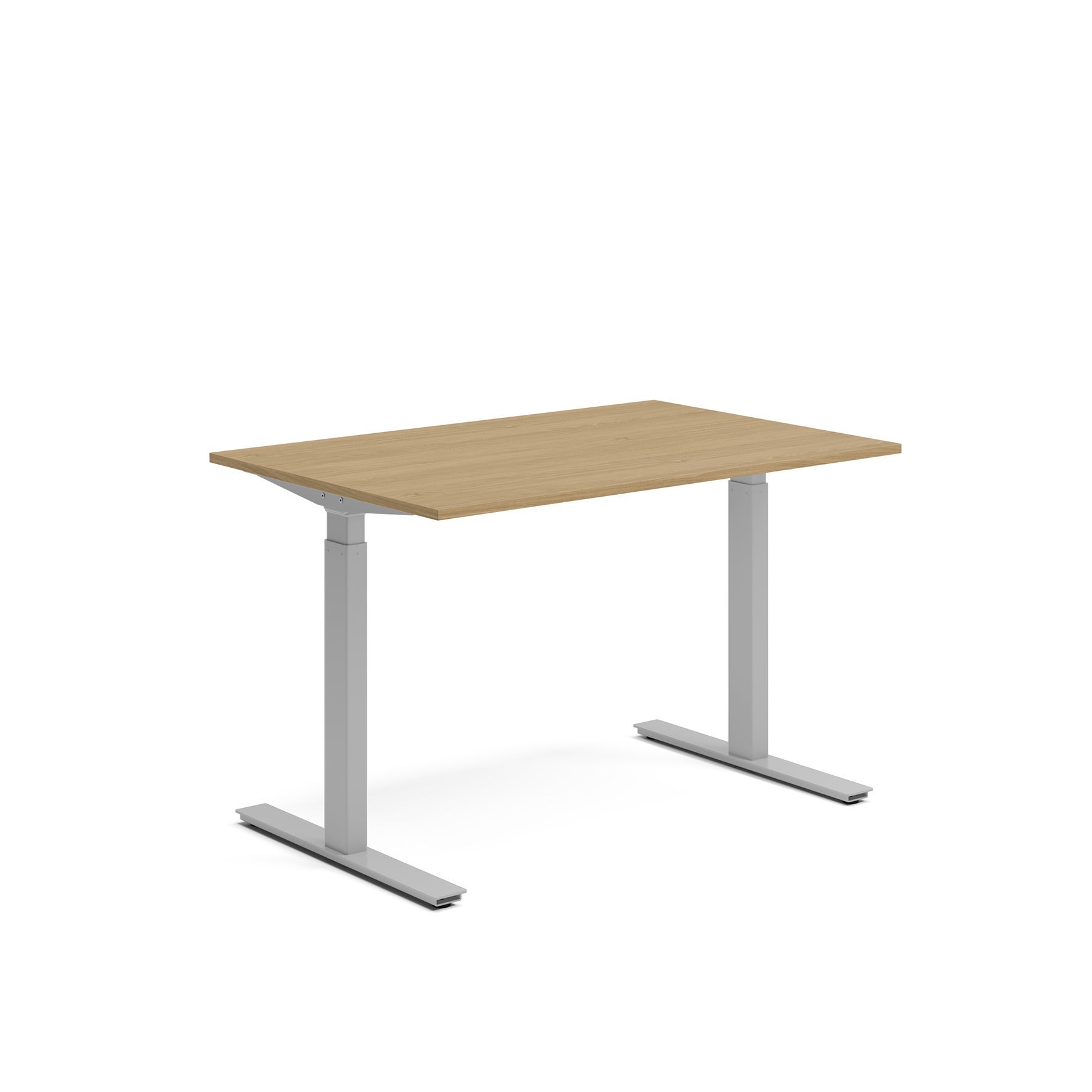 [8560774] Skrivbord el 120x80 cm Ek/Silver