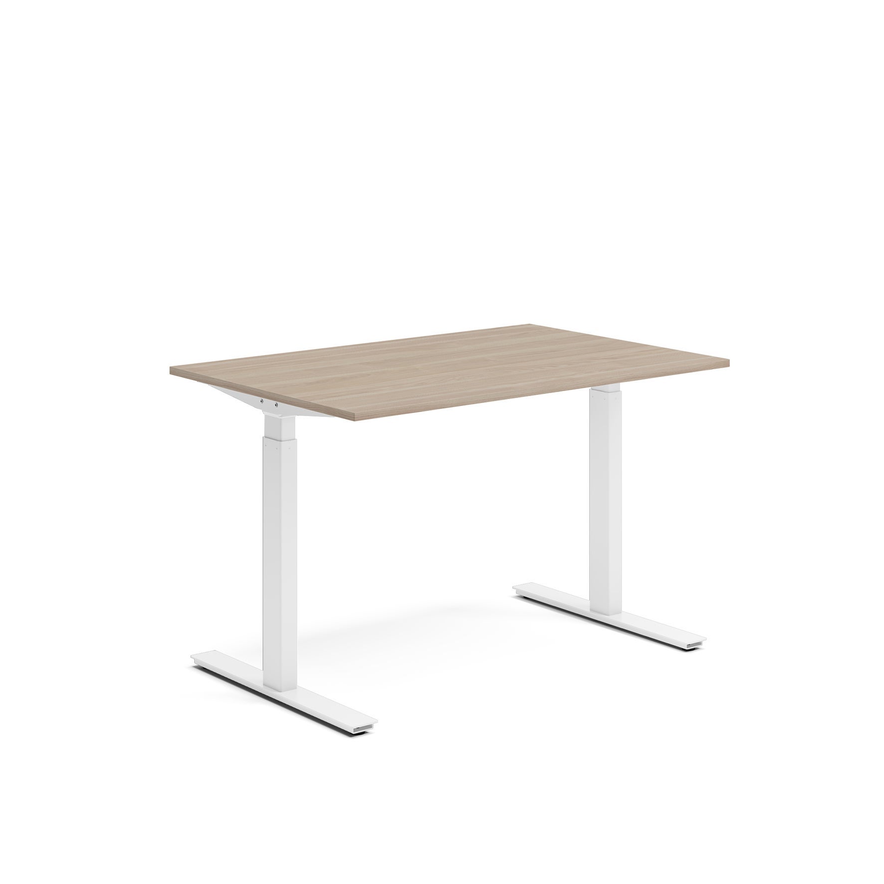 [8560779] Skrivbord el 120x80 cm Vit ask/Vit