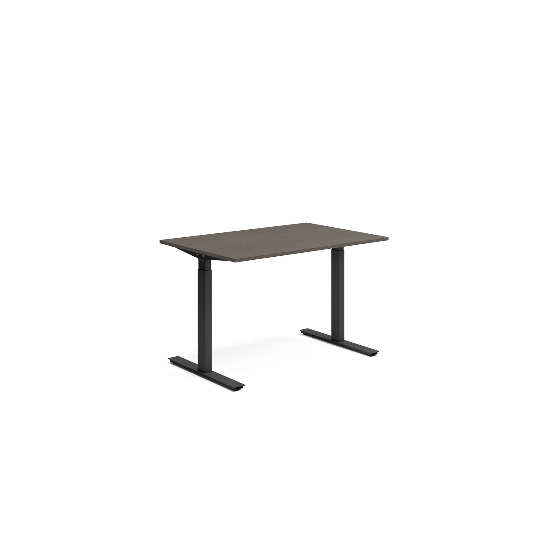 [8560781] Skrivbord el 120x80 cm Mörk ask/Svart