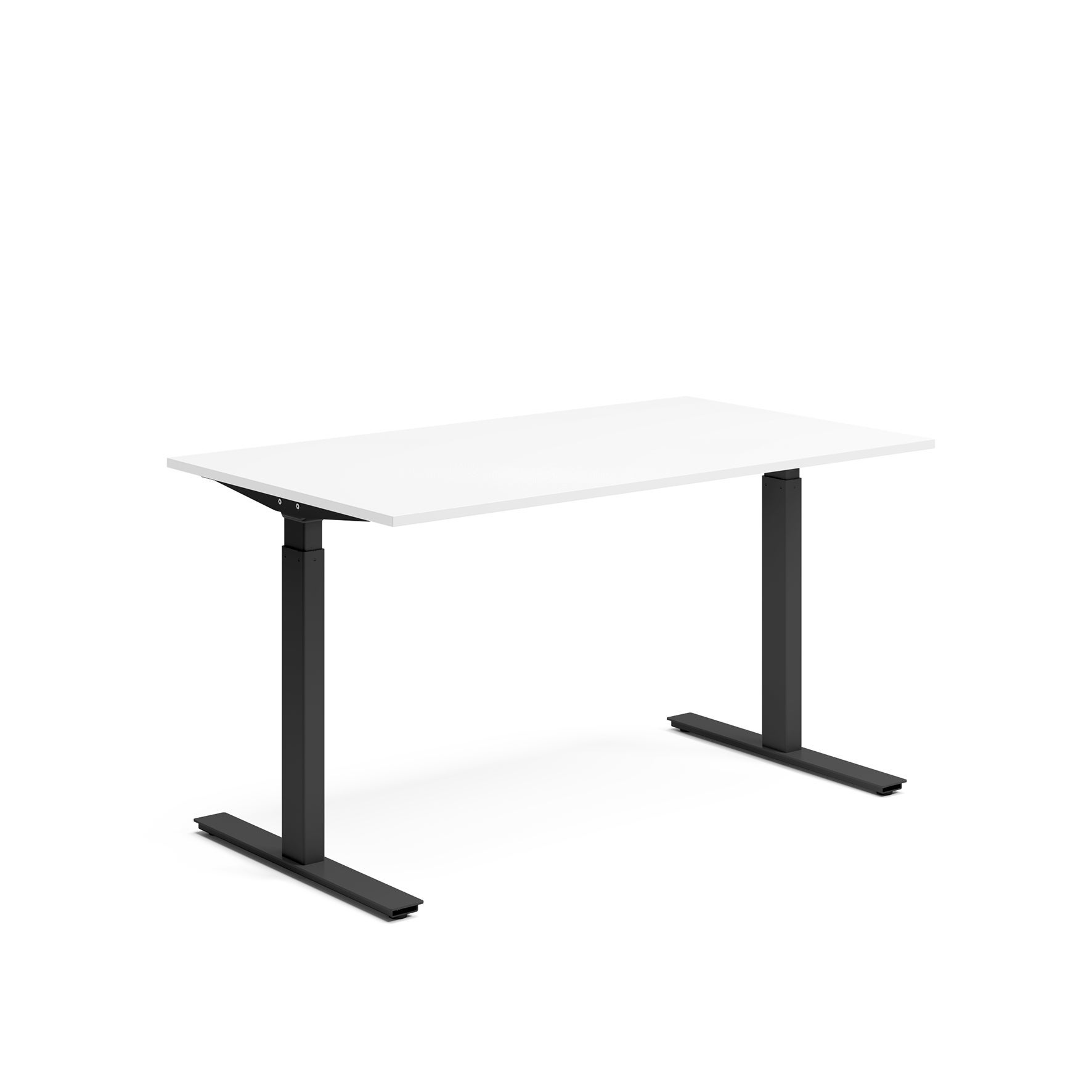 [8560796] Skrivbord el 140x80 cm Vit/Svart