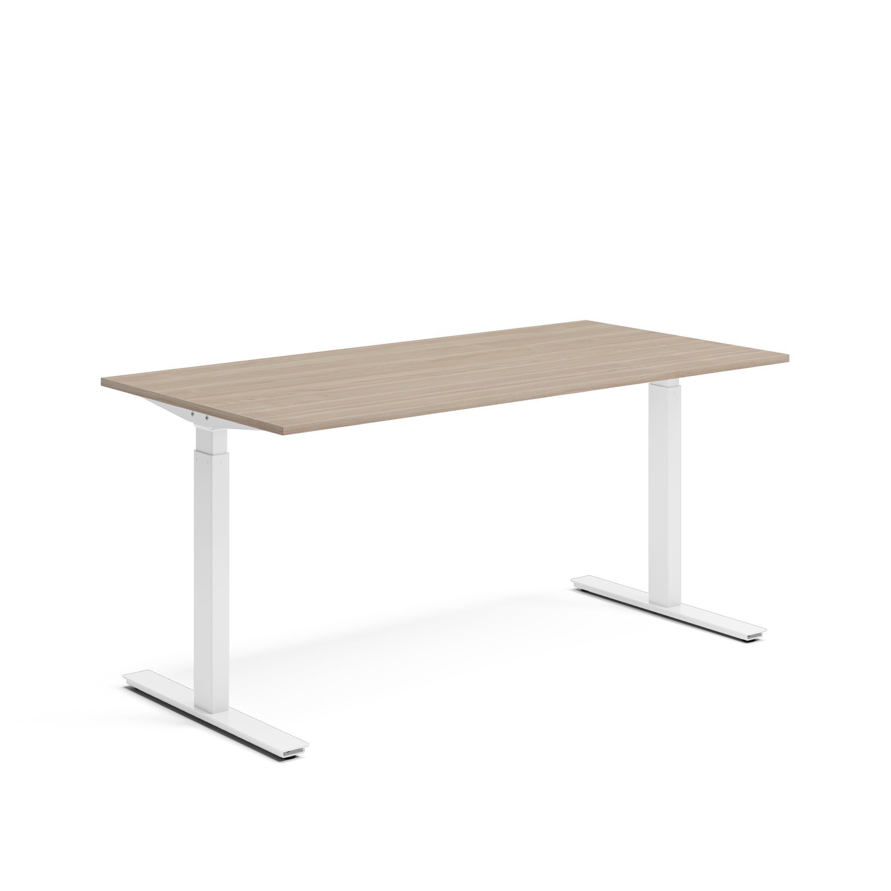 [8560815] Skrivbord el 160x80 cm Vit ask/Vit