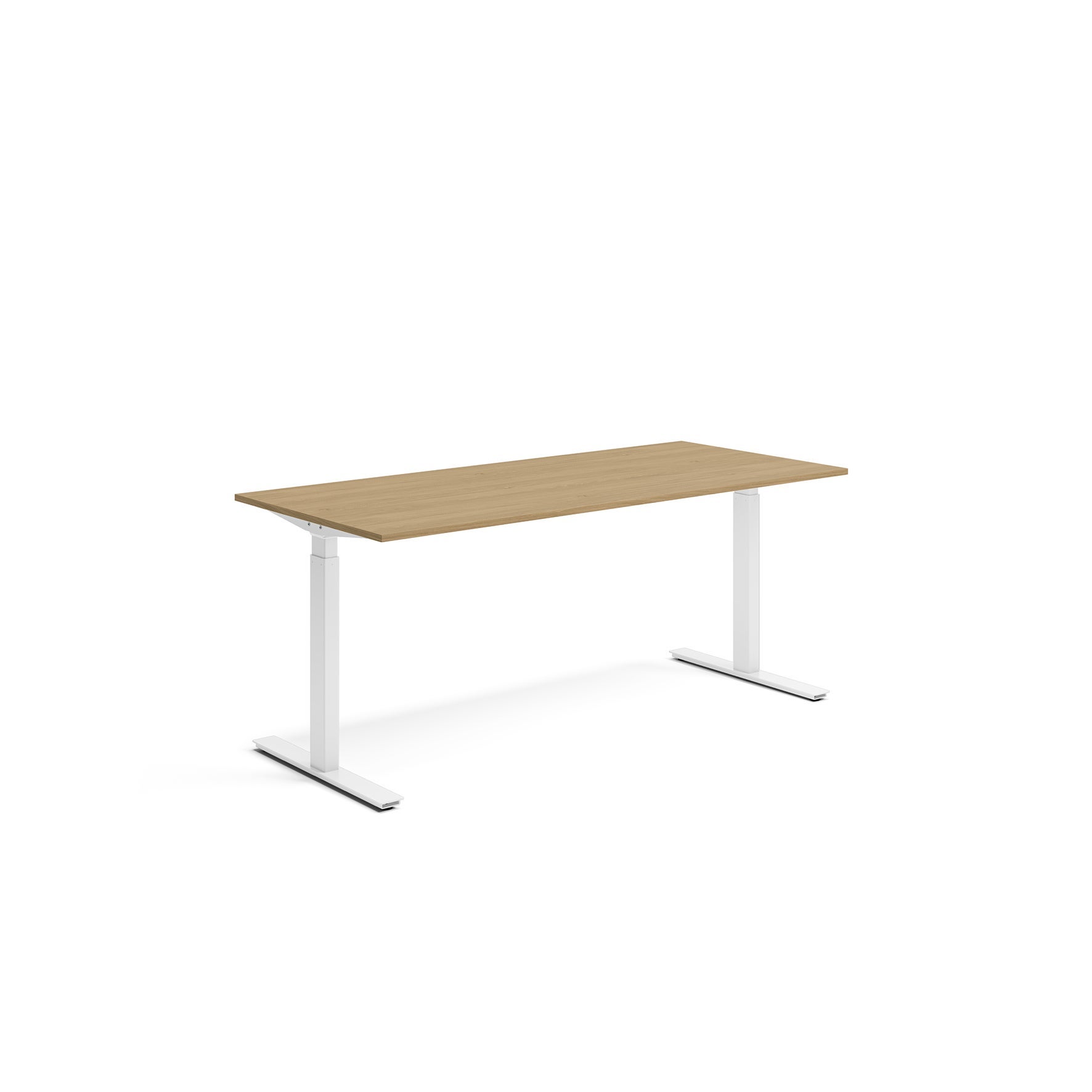 [8560836] Skrivbord 1800 x 800 mm Ek/Vit