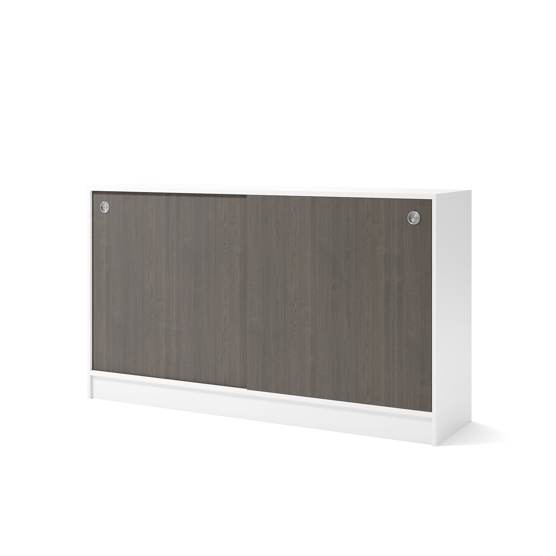 [8560951] Skåp 1600x415x925 mm Vit/Mörk ask