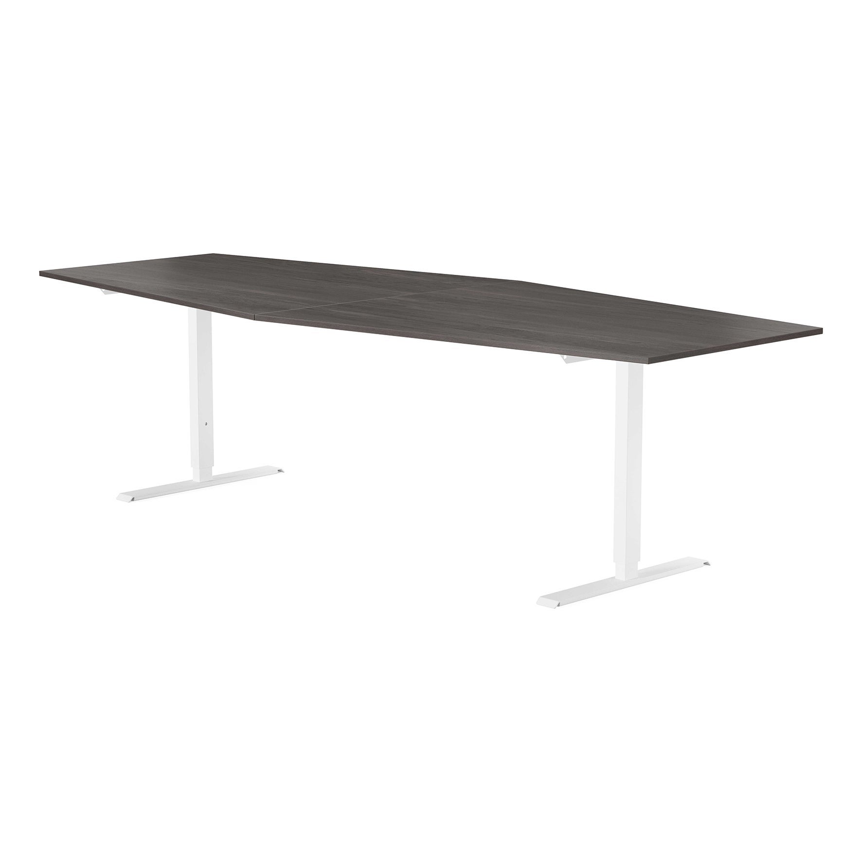 [8560866] Konferensbord 2800x1200 mm Mörk ask/Vit