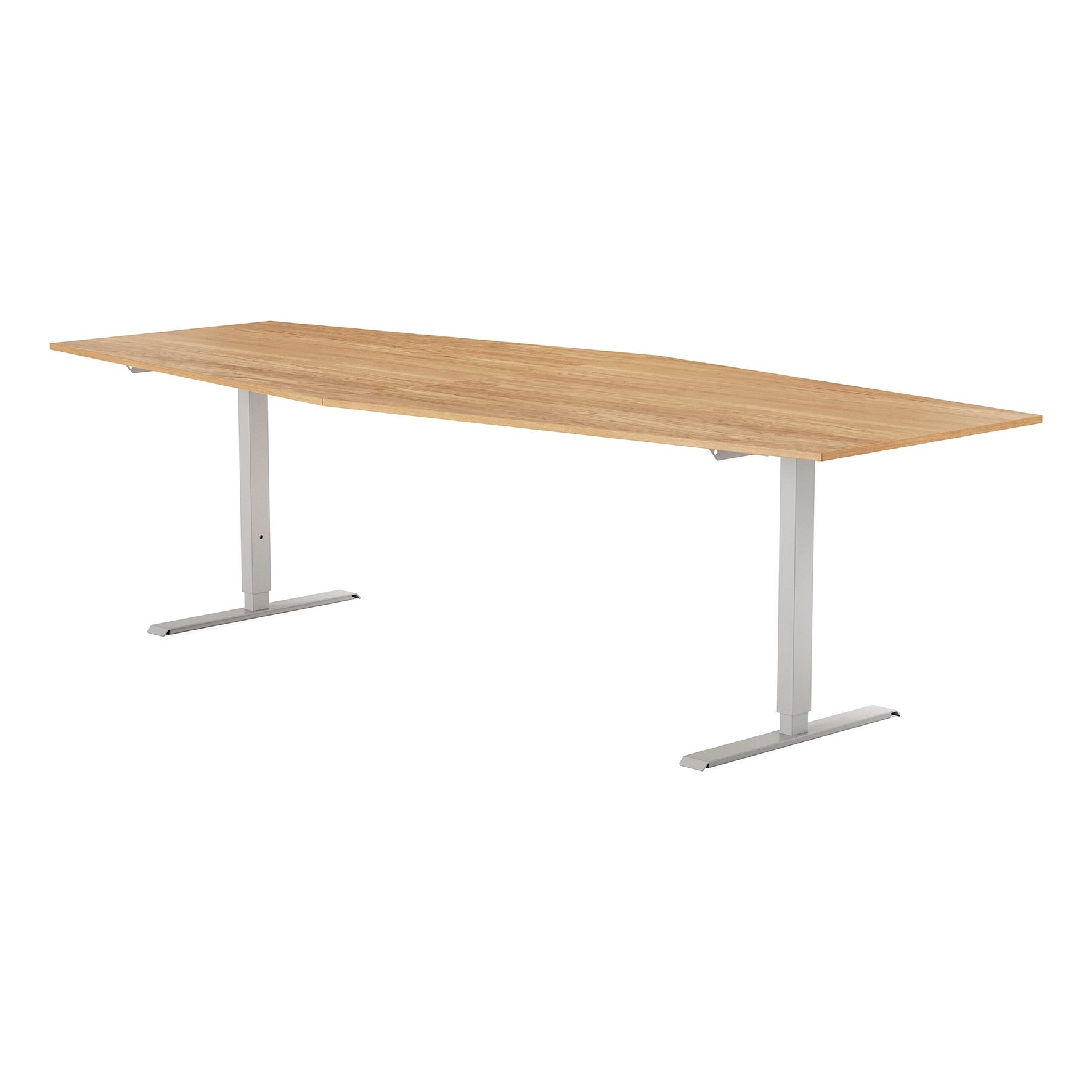 [8560868] Konferensbord 2800x1200 mm Ek/Silver