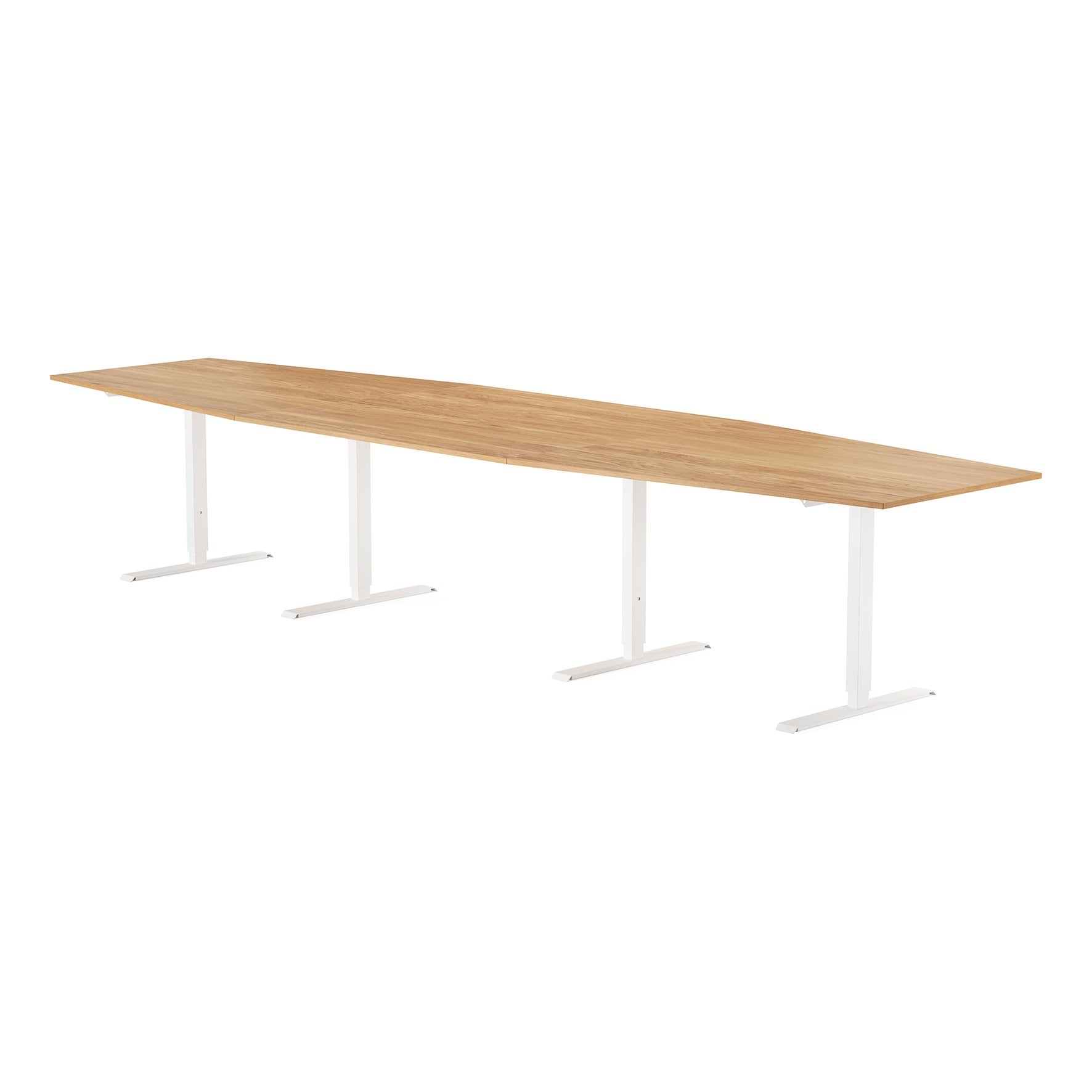 [8560874] Konferensbord 4200 x 1200 mm Ek/Vit