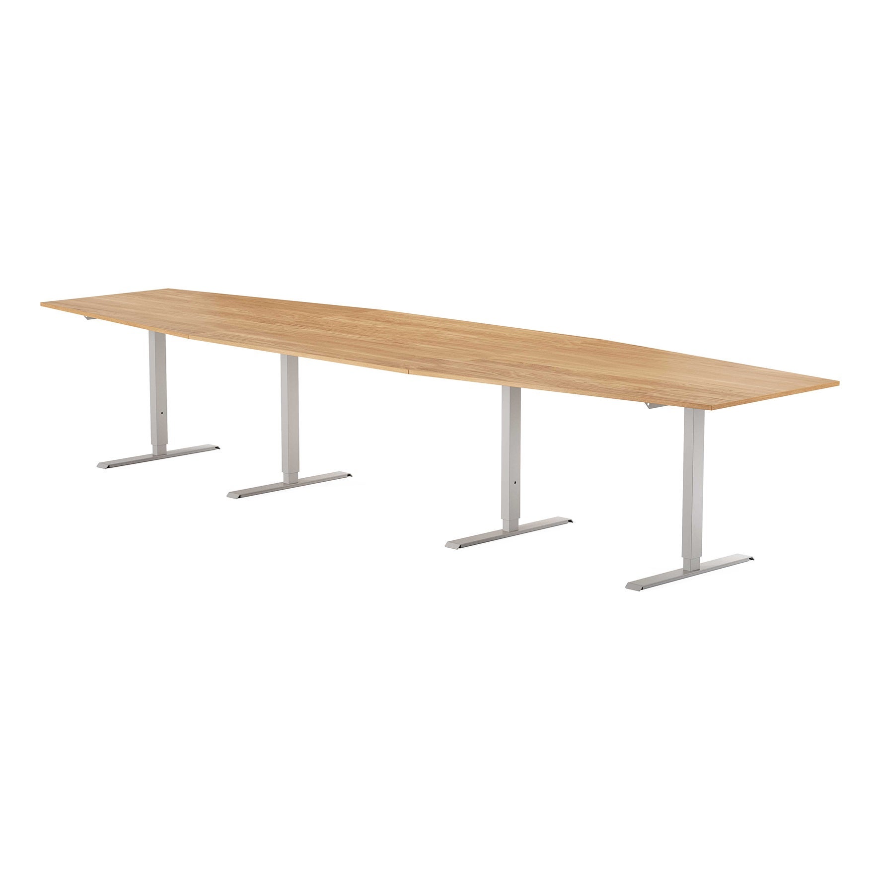 [8560878] Konferensbord 4200x1200 mm Ek/Silver