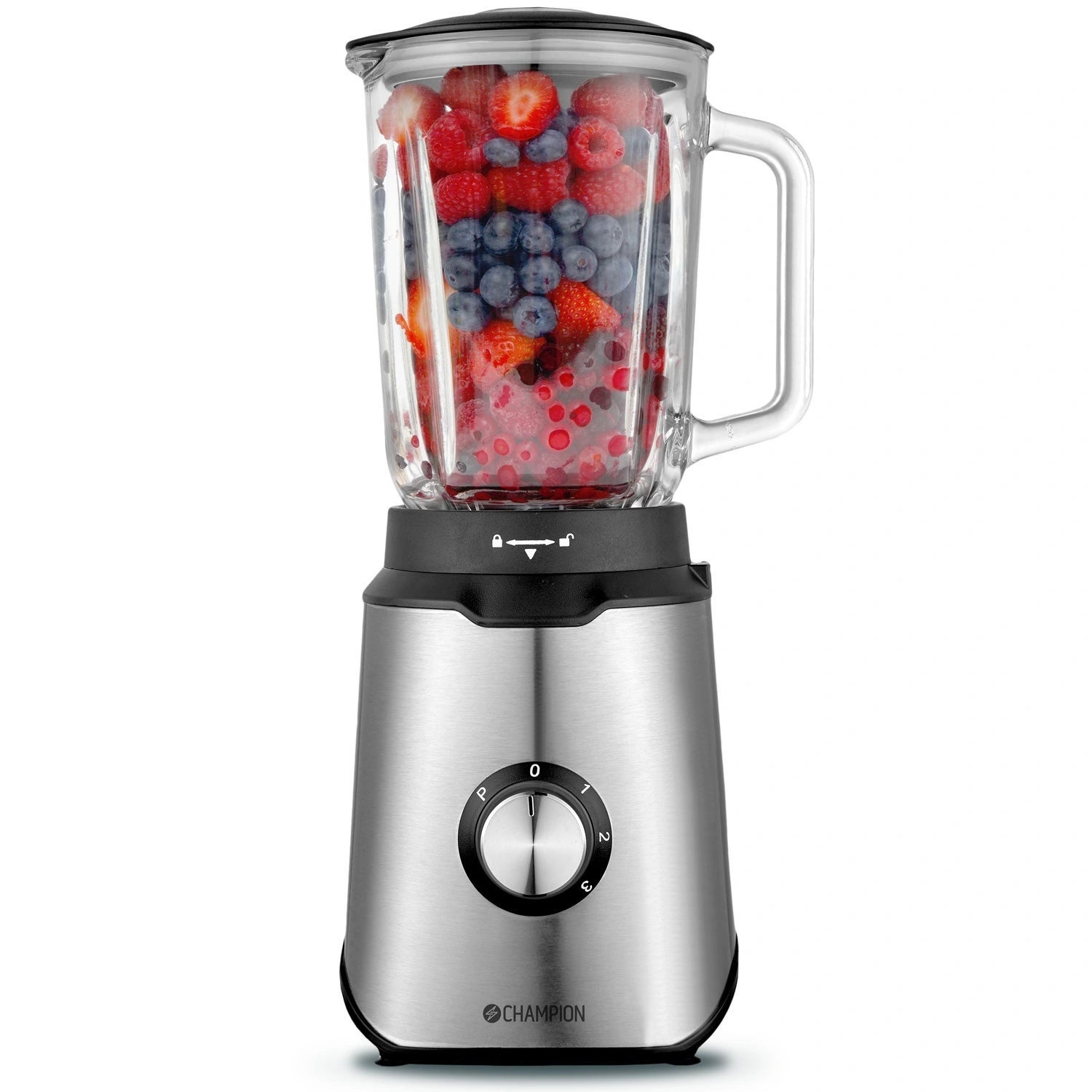 [8568113] Blender Champion 1,5 liter 600W glaskanna