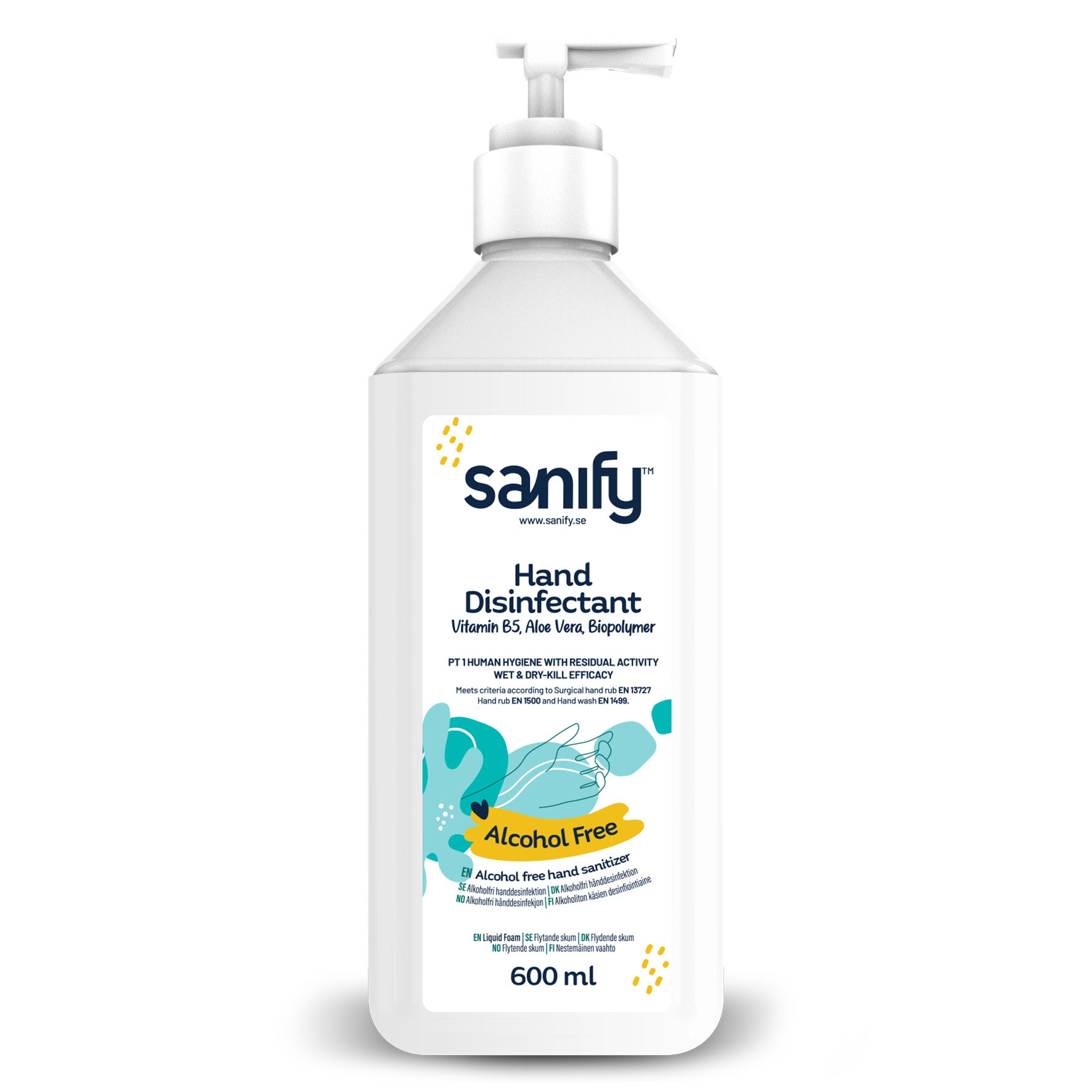 [8566060] Handdesinfektion alkoholfri 600 ml skum
