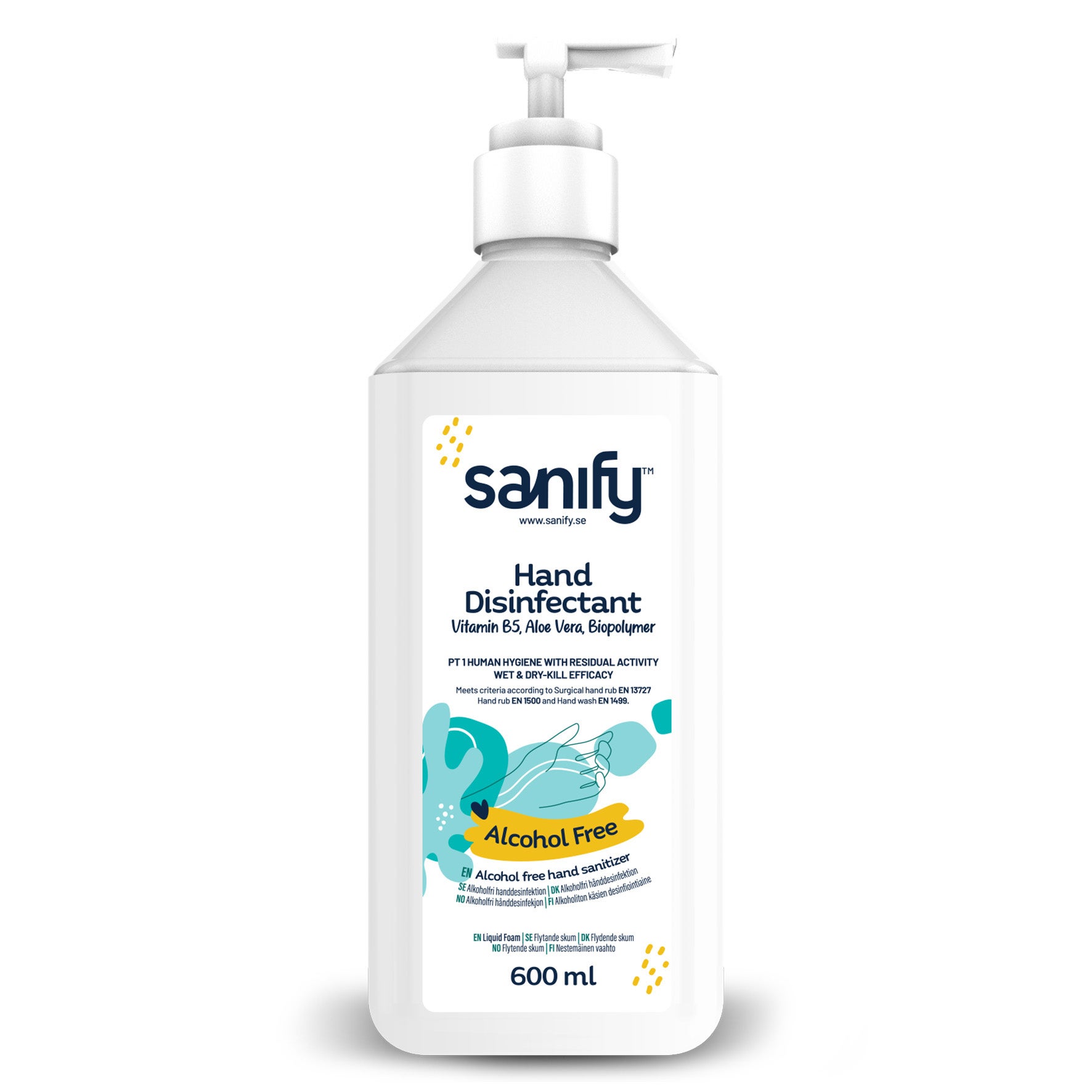 [8566061] Handdesinfektion alkoholfri 600 ml flytande