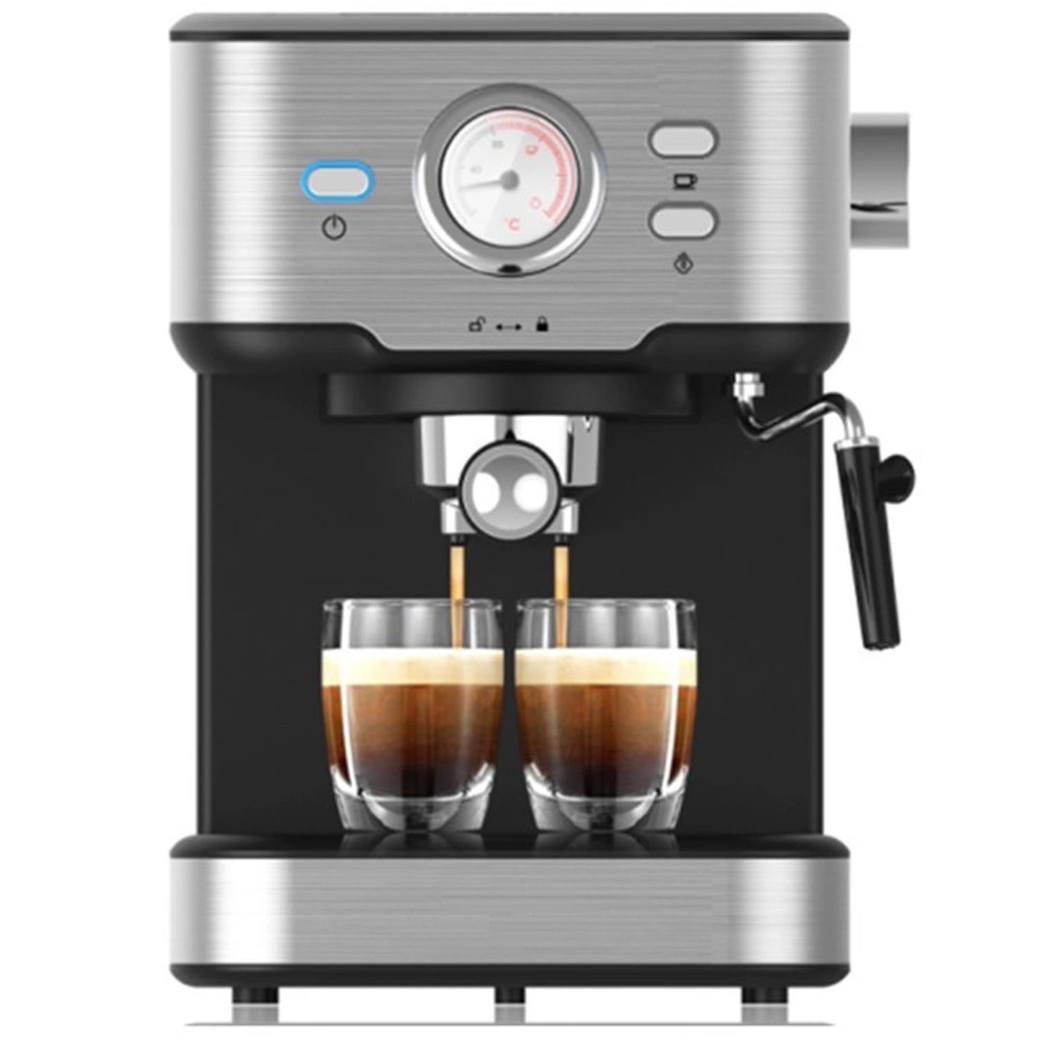 [8568094] Espressomaskin med mjölkskumning Princess