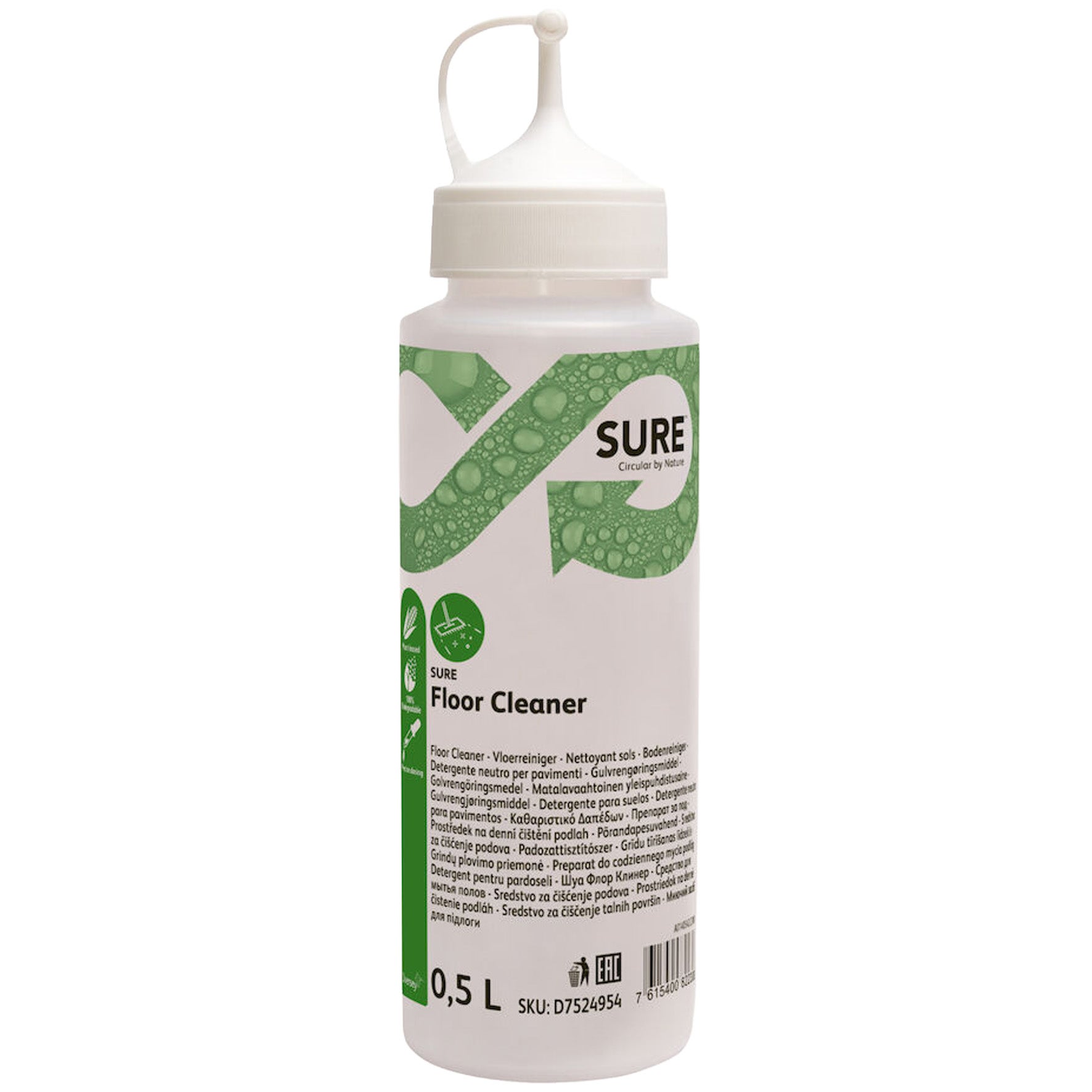 [8558520] Appliceringsflaska till SURE Floor Cleaner 500 ml
