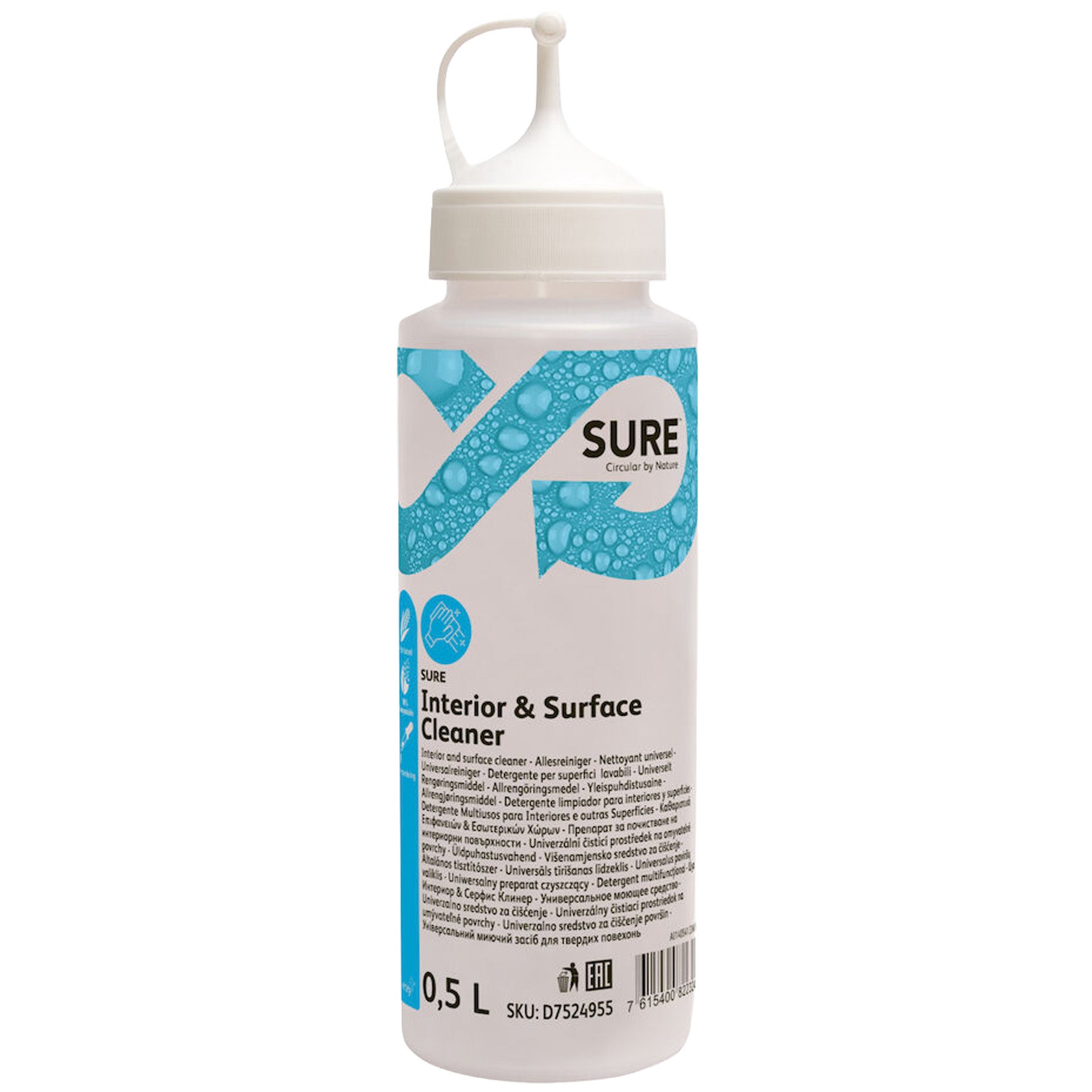 [8558521] Appliceringsflaska till SURE Interior & Surface Cleaner 500 ml