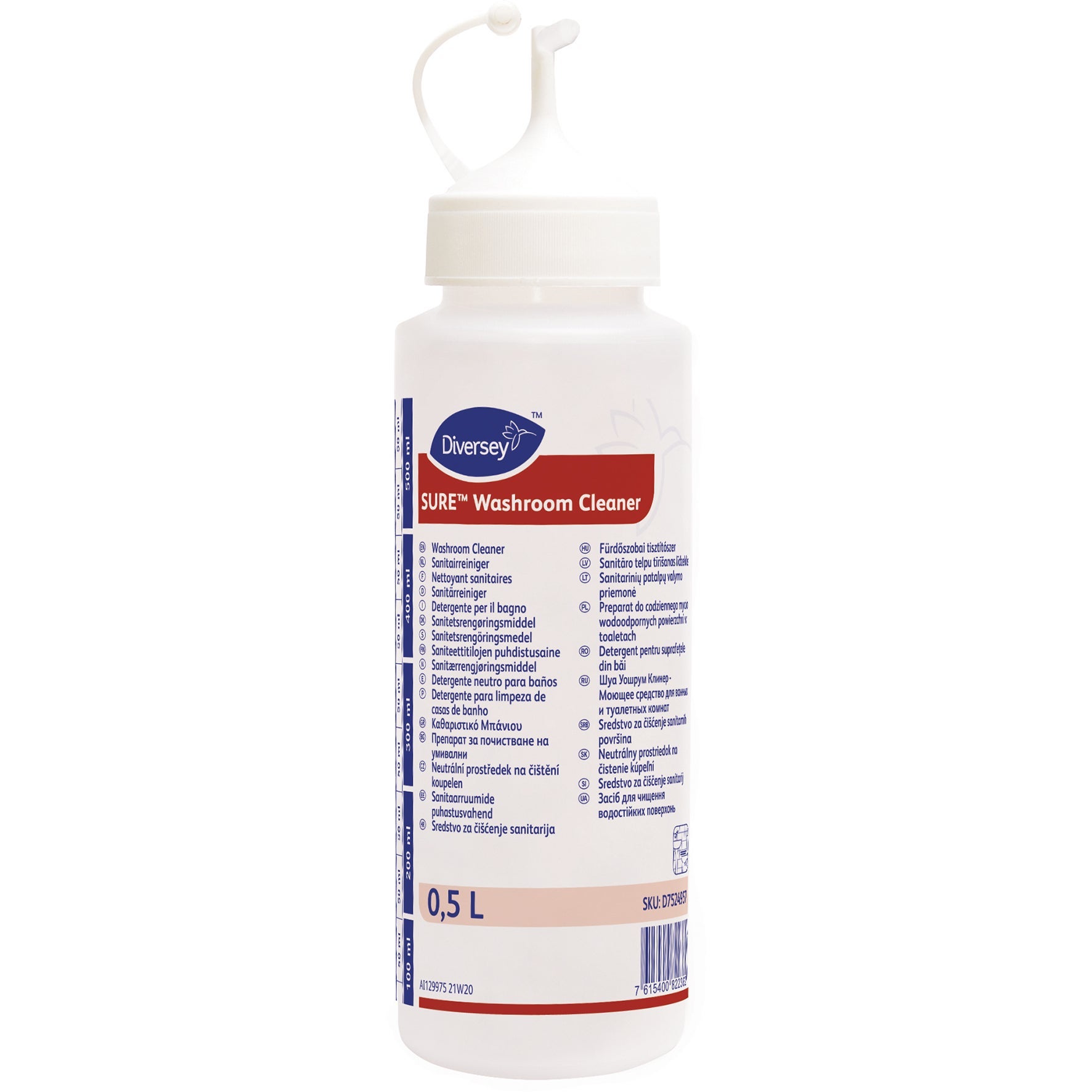 [8558523] Appliceringsflaska till SURE Washroom Cleaner 500 ml