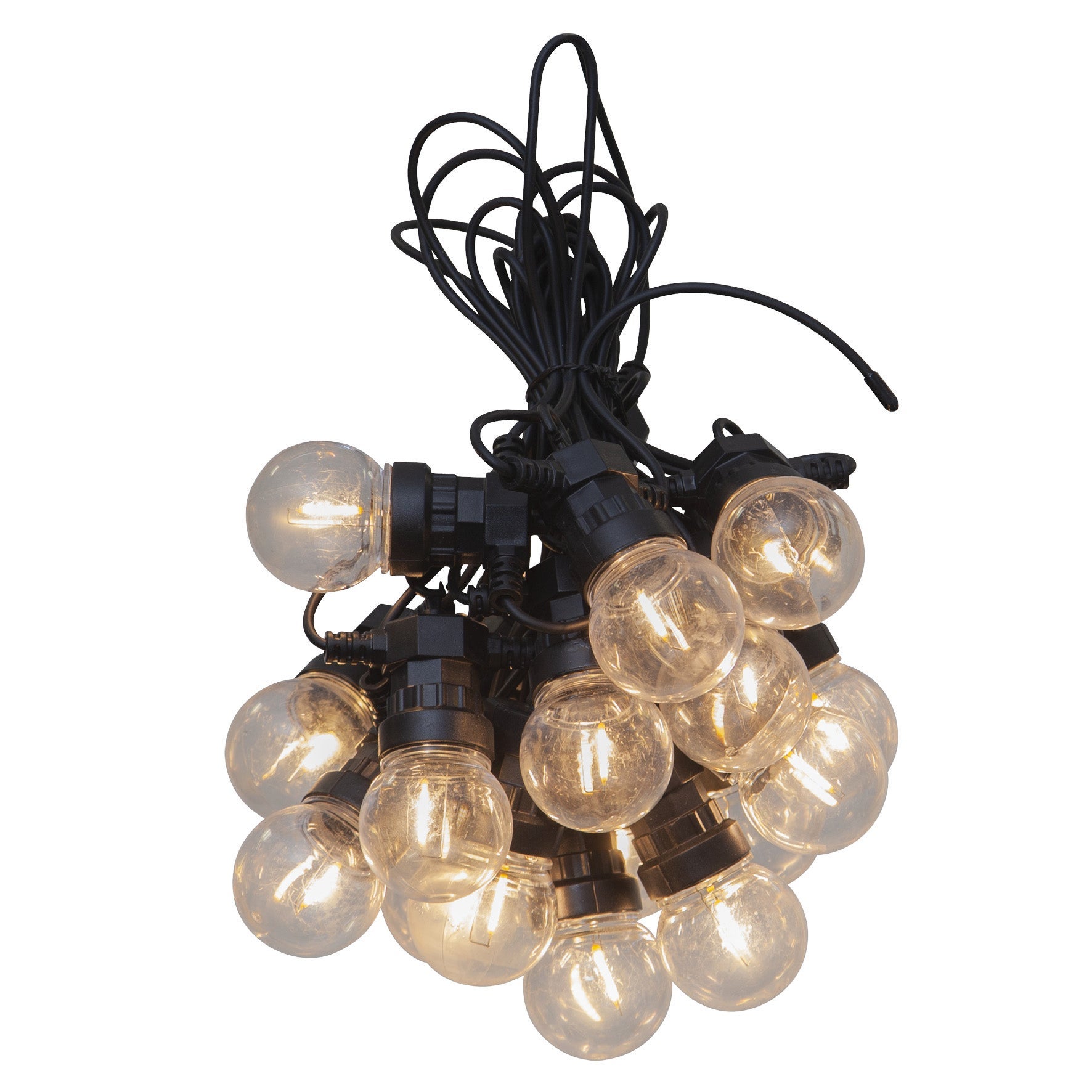 [8568567] Ljusslinga Circus Small 20 LED 8,6 m svart