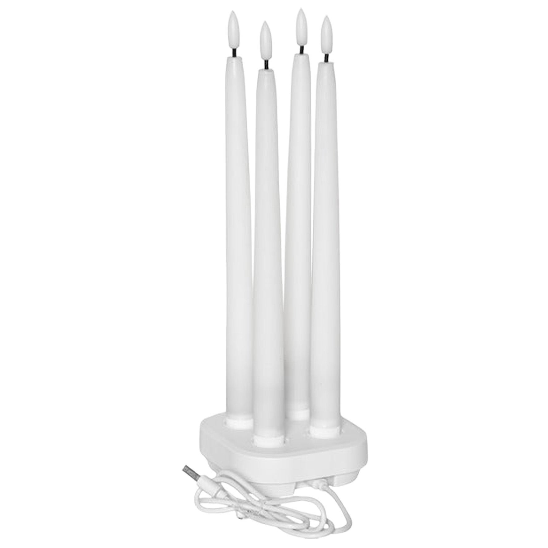 [8568827] Antikljus LED Flamme Charge 4-pack