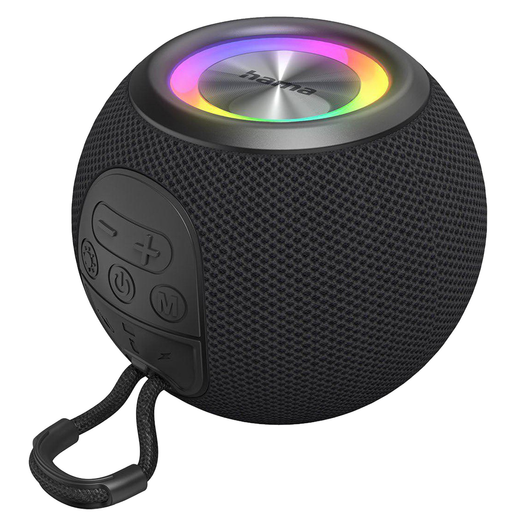 [8568869] Högtalare bluetooth LED Hama Ball shape svart