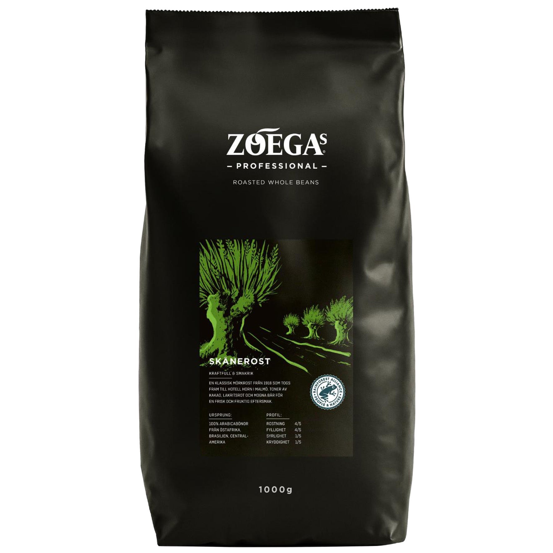 [8568552] Kaffe Zoégas Skånerost hela bönor 1000 g